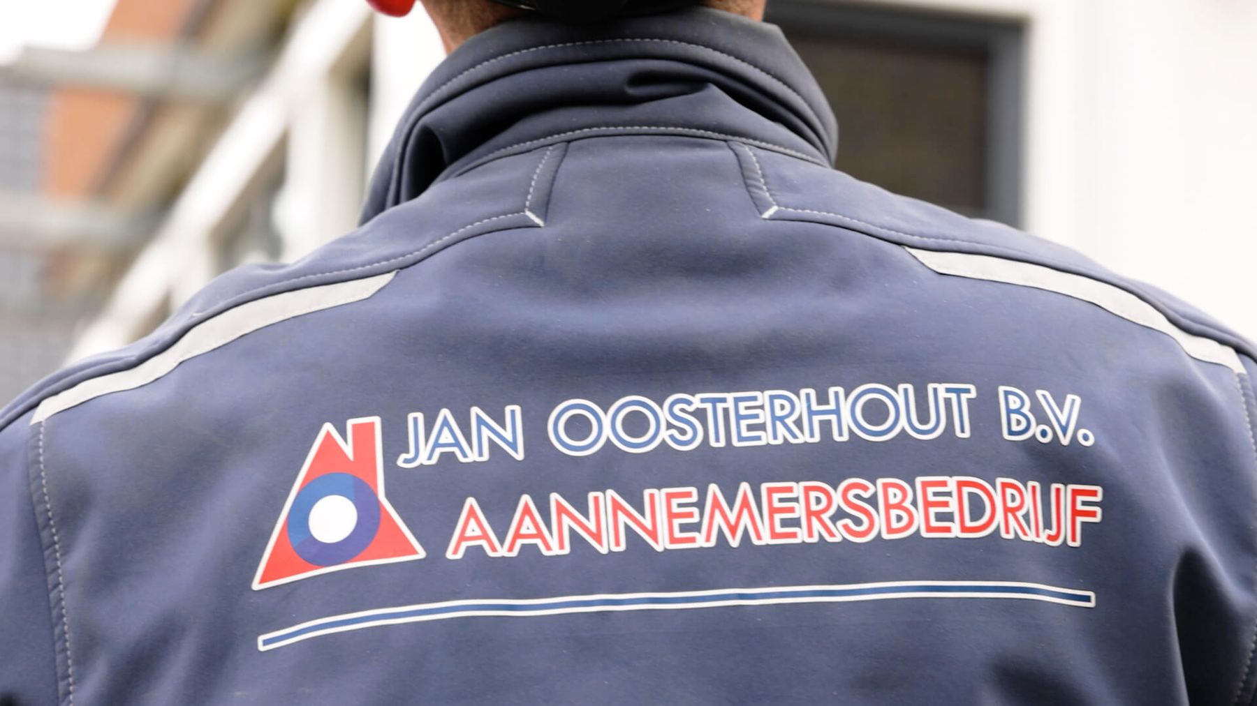 Collega's van Jan Oosterhout op de bouwplaats